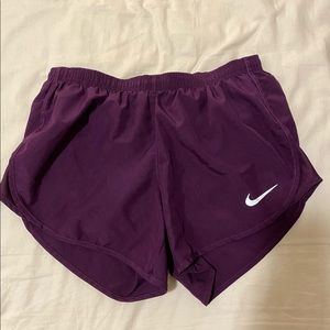 Purple Nike Running dri fit Shorts